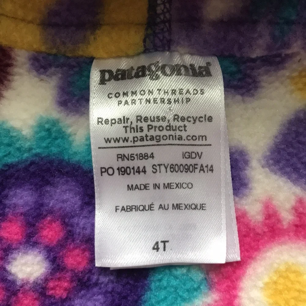 Patagonia Fleece Jacket (size 4T)